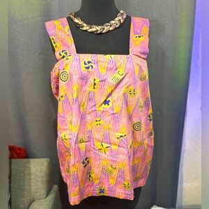 Custom one piece, CS Shamash & Sons Inc PATT#2295, multi colored top